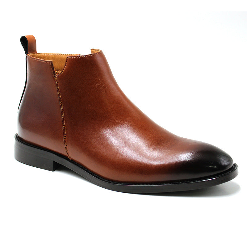 Men's British Style Casual Side Zipper Martin Boots