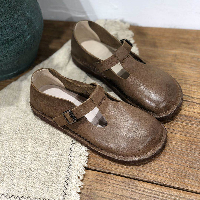 Women's Artistic Crafts Leather Flats