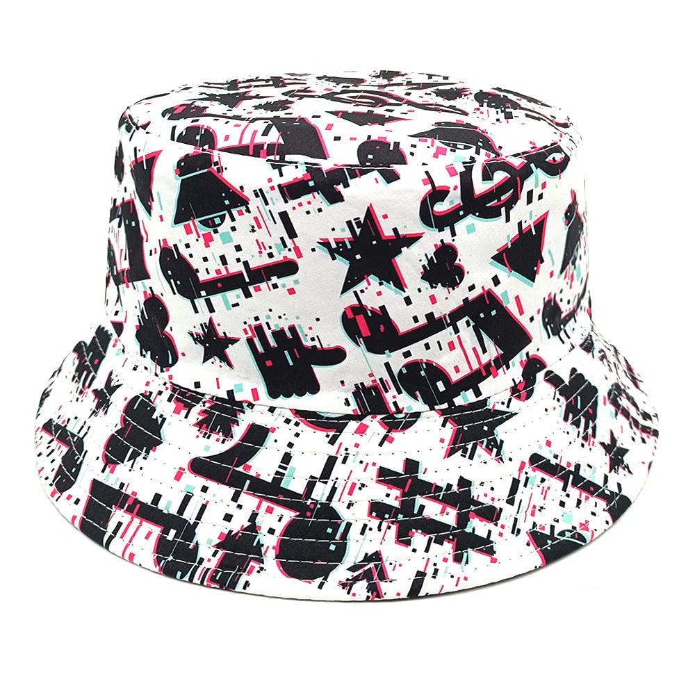 Musical Note Pattern Printing Bucket Hat