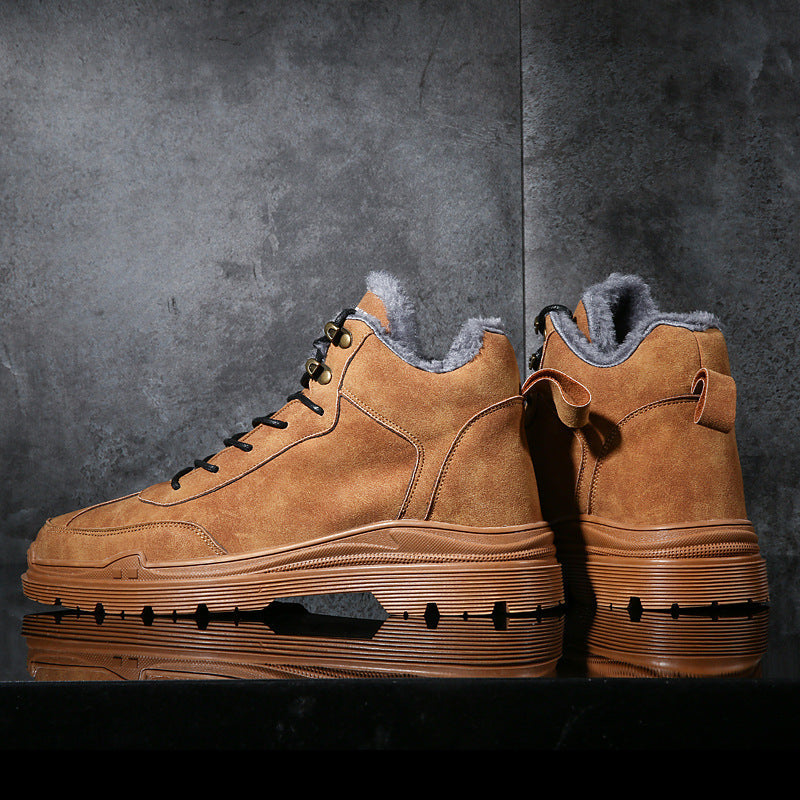 Winter Fleece Warm Outdoor Martin Boots