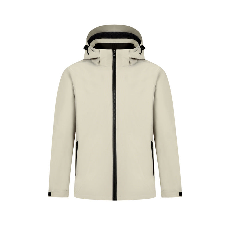 Single Layer Shell Jacket Outdoor Sports Waterproof Windproof Jacket