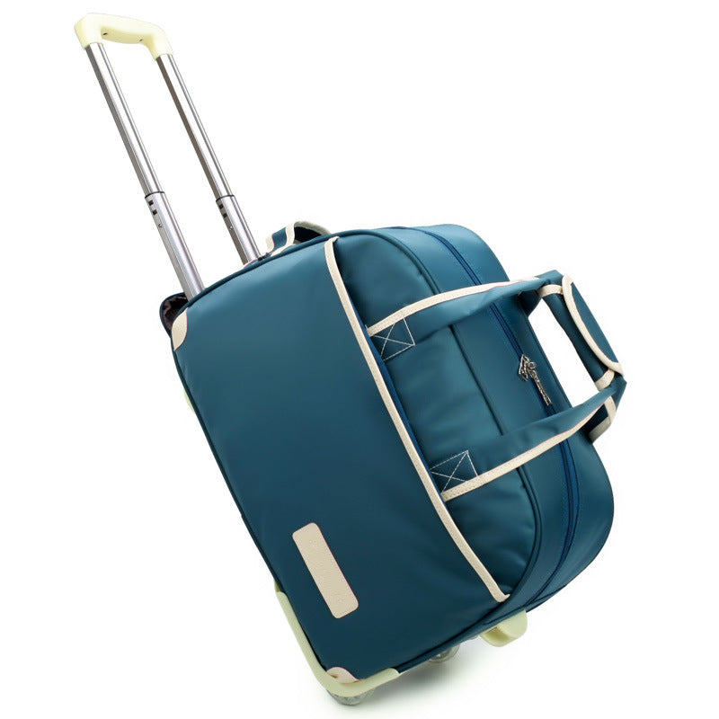 Oxford Pull Rod Nylon Waterproof Large Capacity Travel Bag