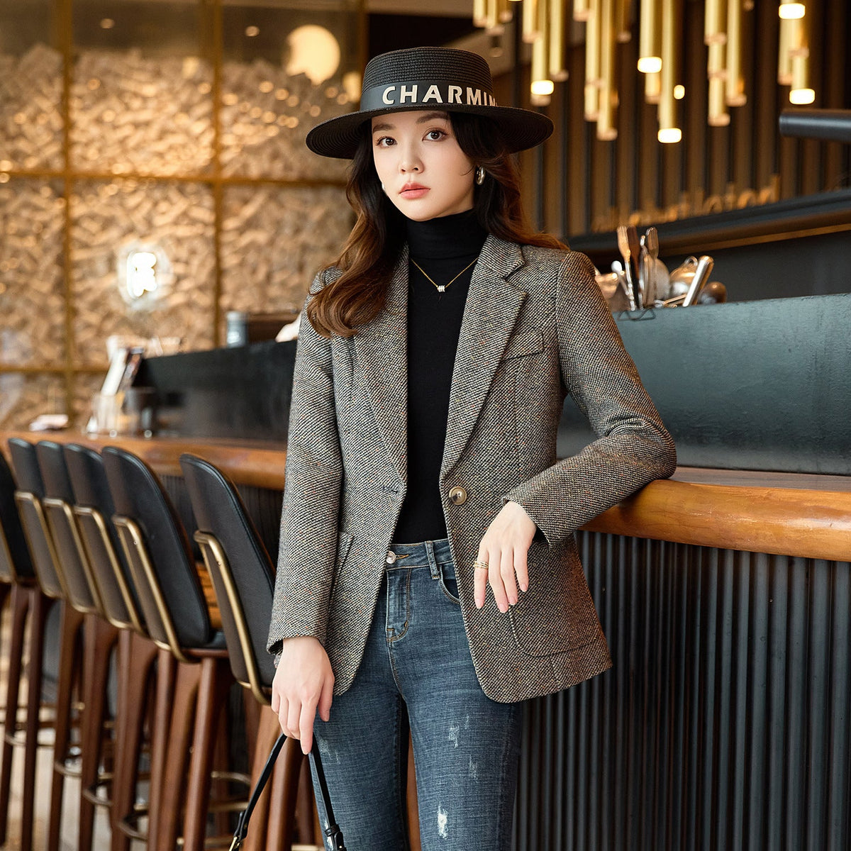 Springautumn New-season Sophisticated Wool Coat