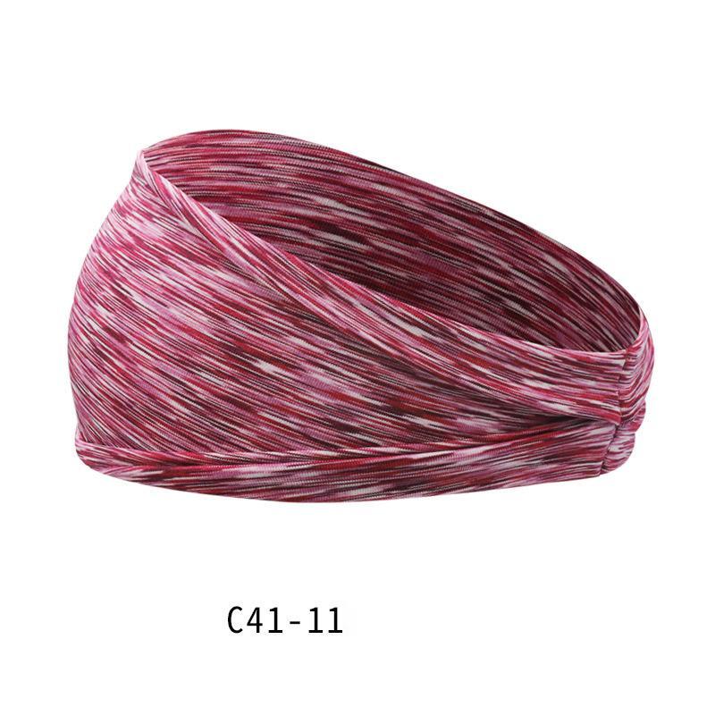 Hairband Sweat-absorbent Solid Color Fashion Yoga