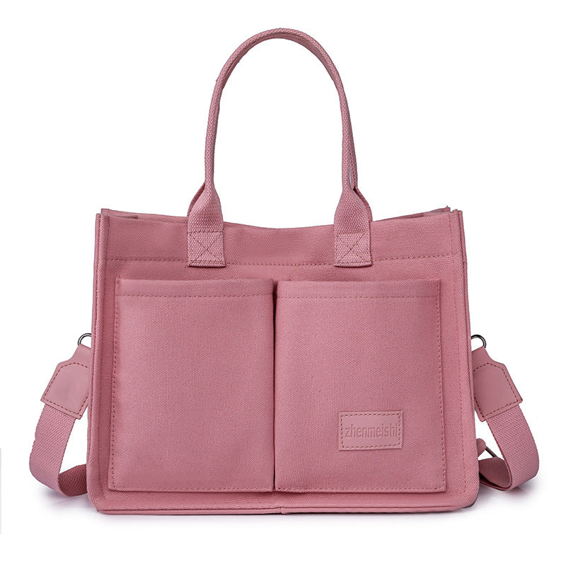 Women's Canvas Casual Crossbody Shopper Bag Crossbody Bag