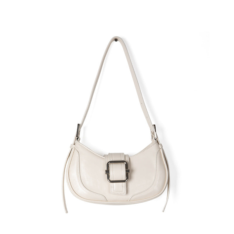 Women's Texture Armpit Bag Satchel