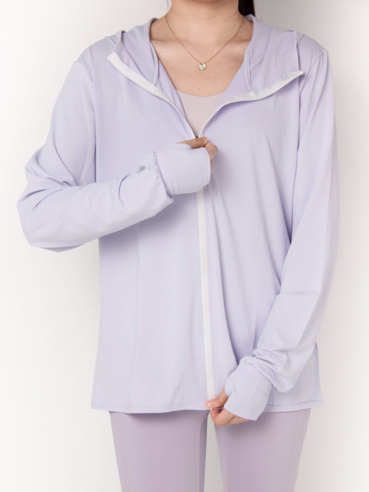 UV-protective Knitted Hooded Cardigan Sun Protection Garment