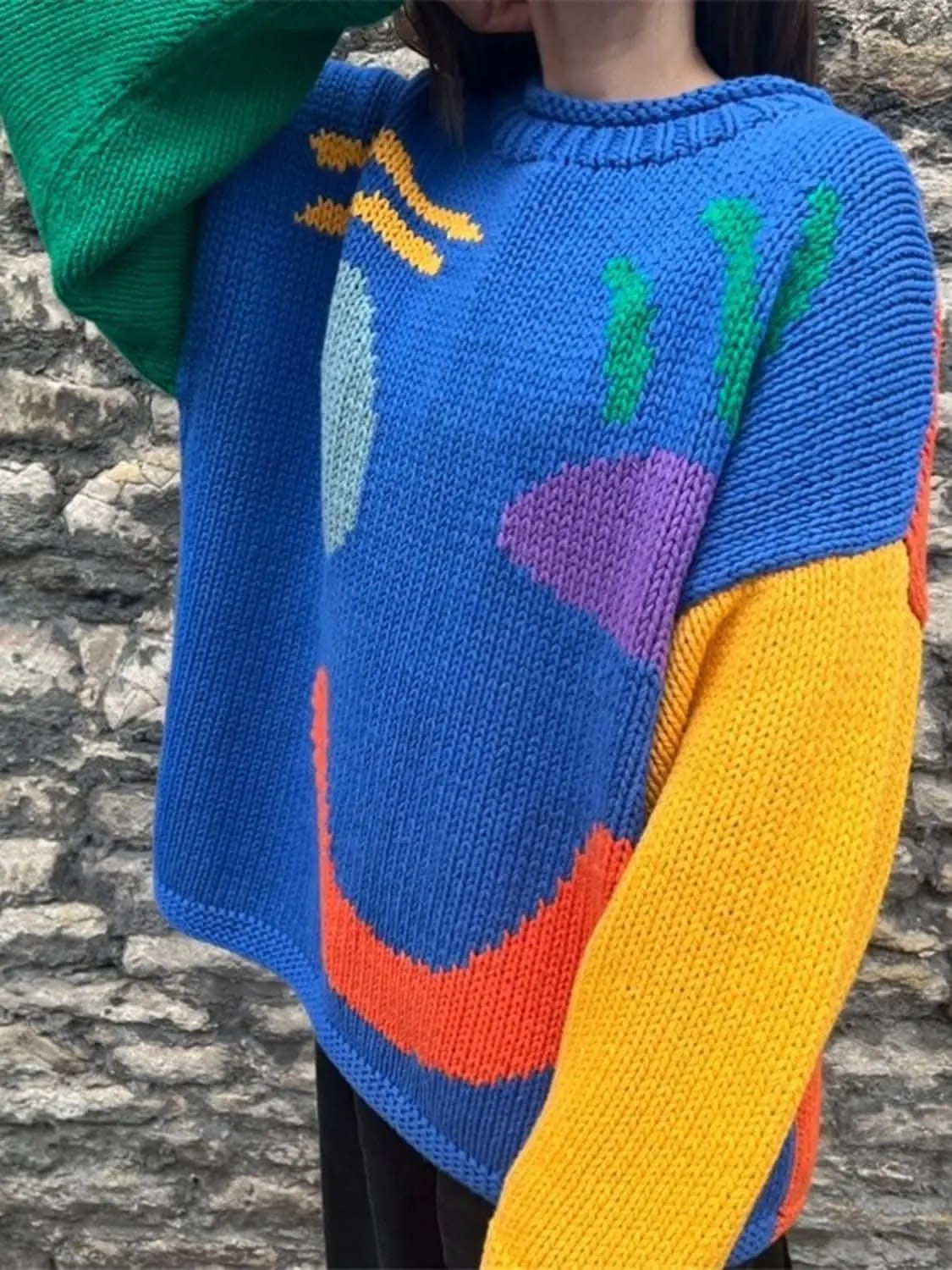 Sweaters Trendsi Cozy colorblock pullover, 100% polyester