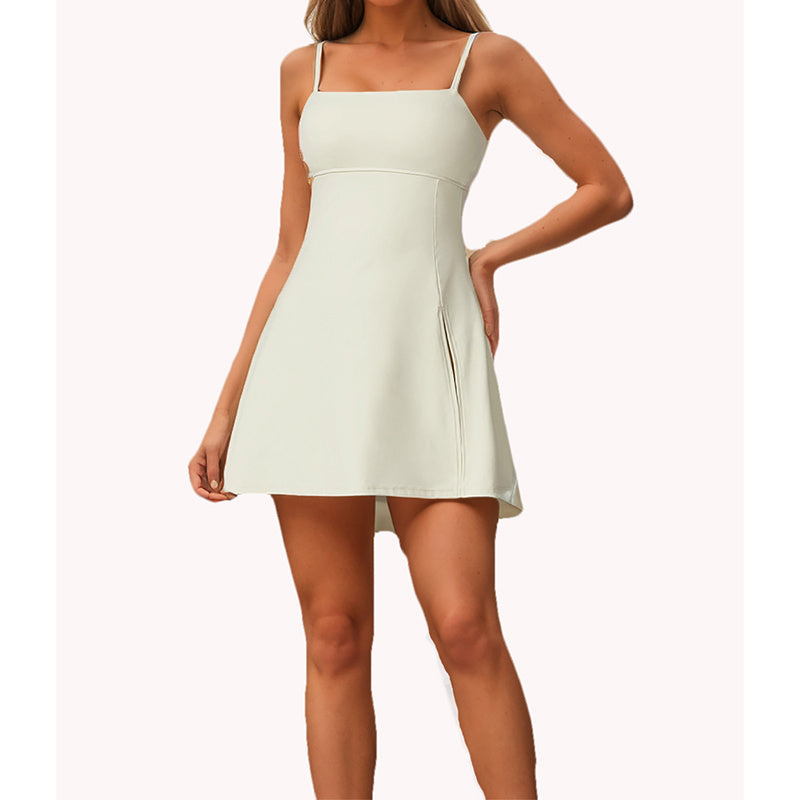 Vestido de tenis de tirantes para mujer