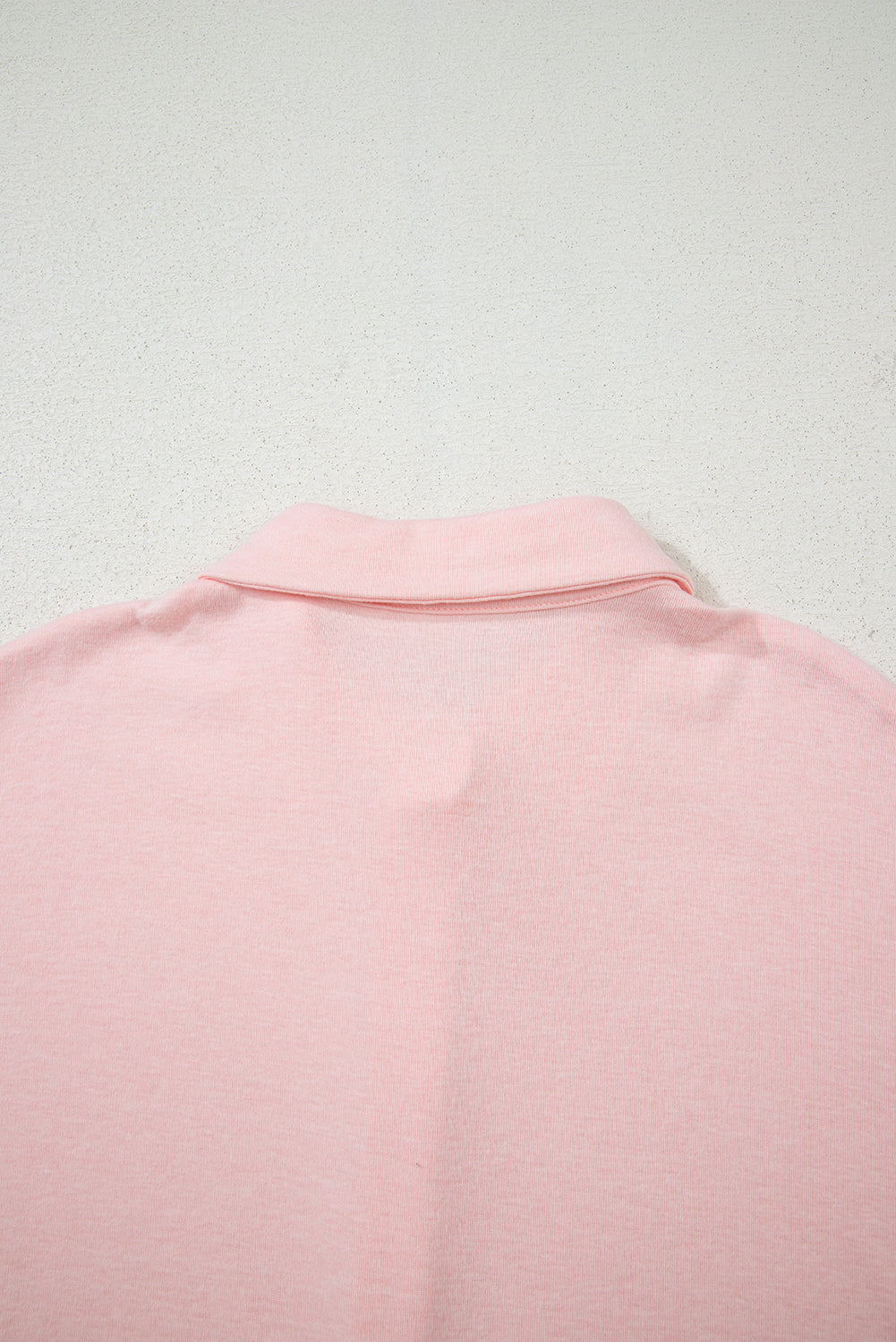 Conjunto de descanso de 3 piezas de top corto, pantalón corto y cárdigan en rosa claro