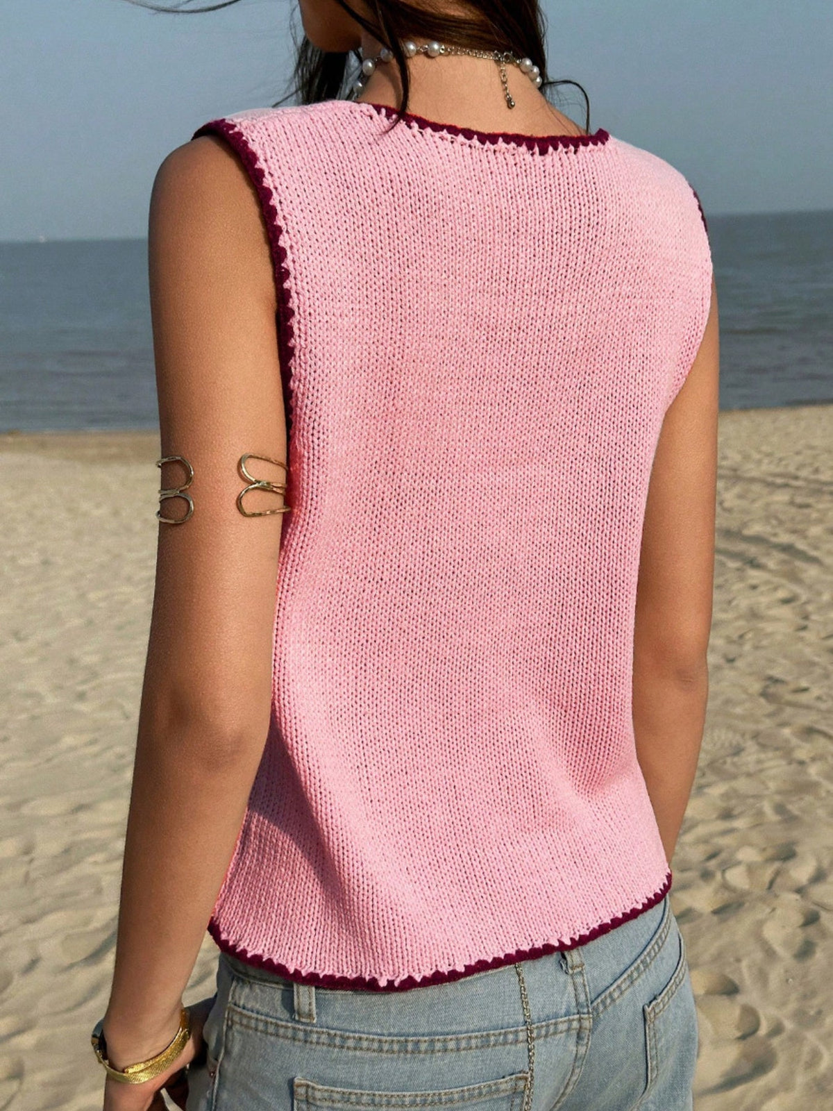 Button-Down Sweater Vest