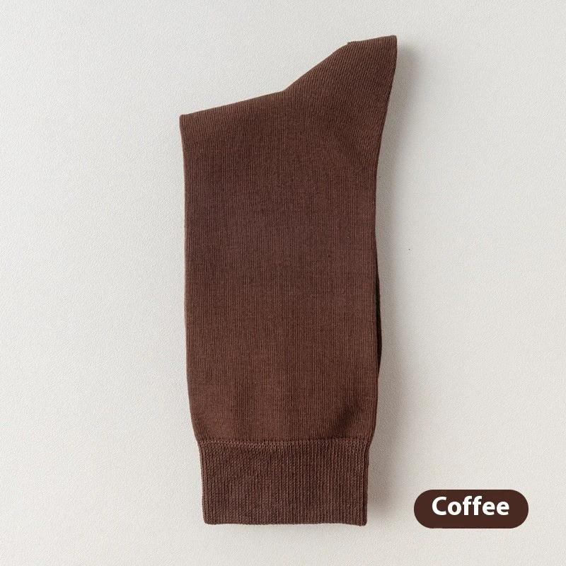 Men's Mid-calf Pure Cotton Business Socks
