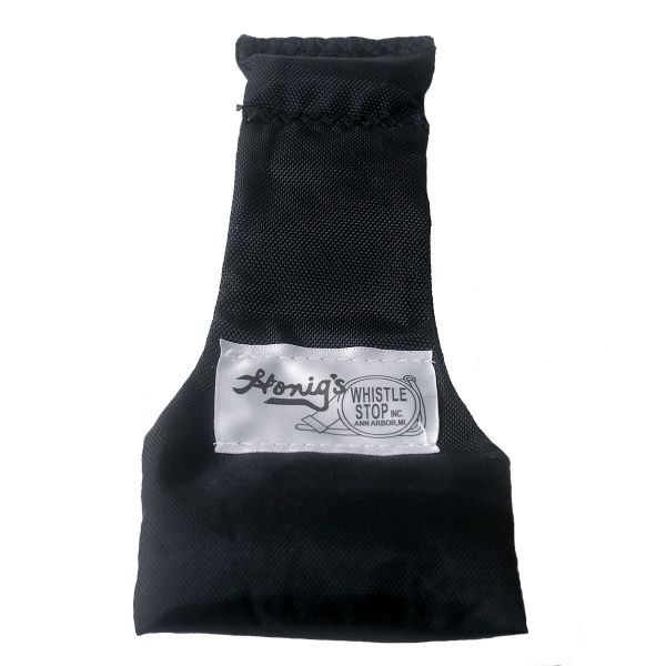 F72BB - Honig's Black Nylon Stay-Put Bean Bag