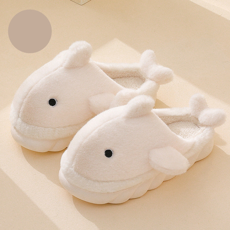 Shark Plush Home Slippers
