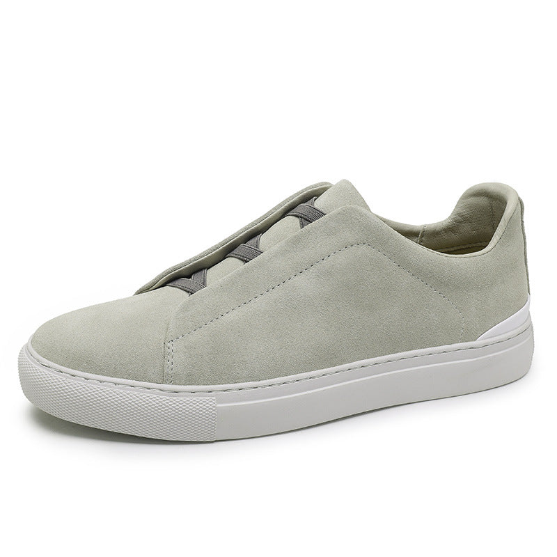 Men's European First Layer Cowhide Four Seasons Leisure Flats