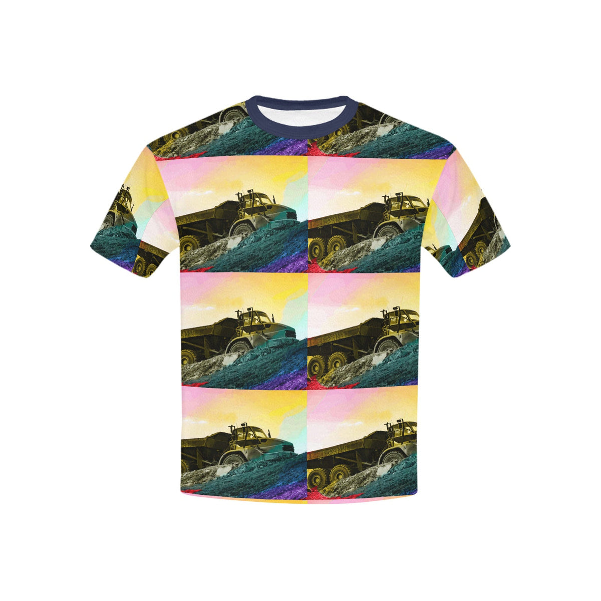 Child's Dump Truck Printed T-shirt (Made in USA)