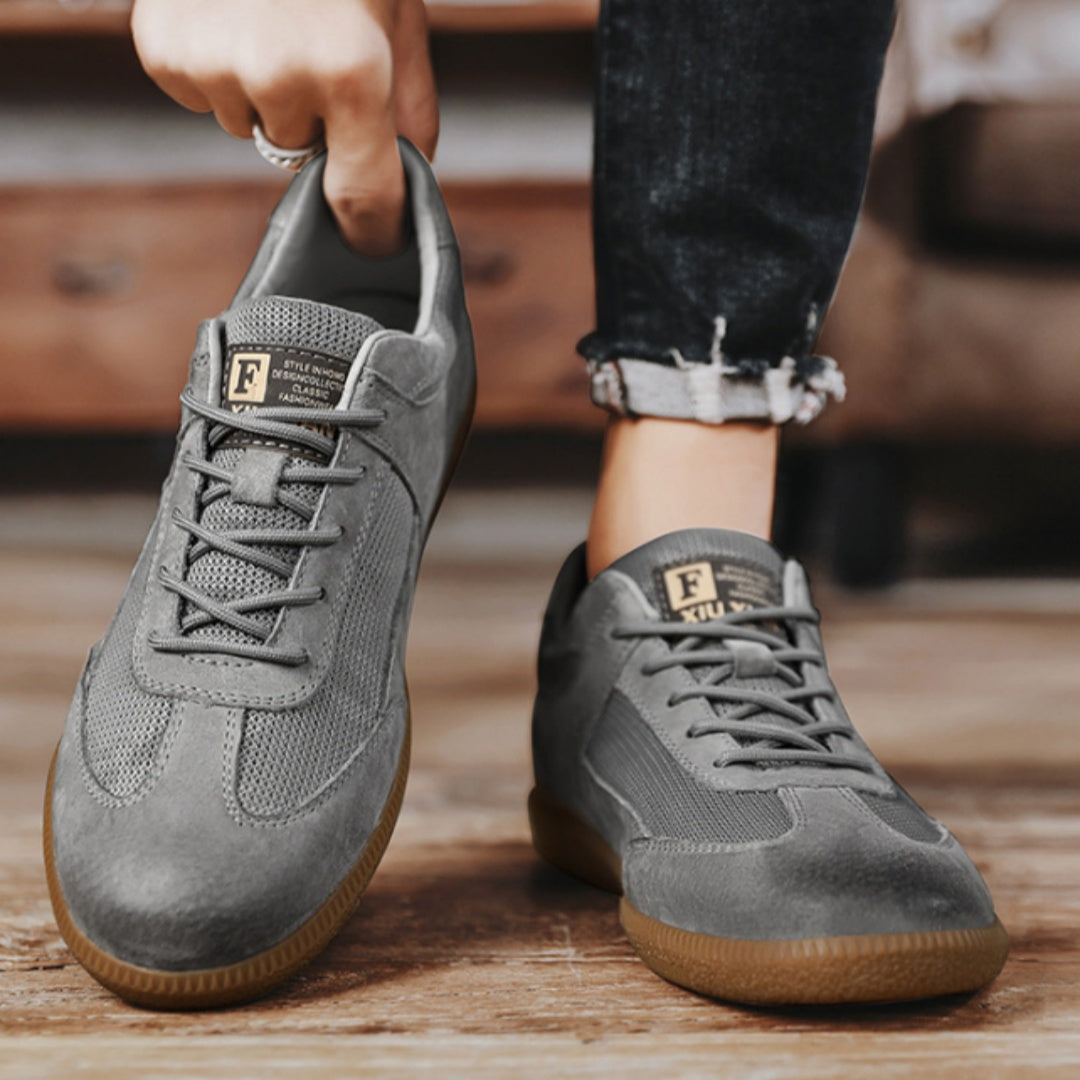 Top Layer Pigskin Leather Casual German Shoes