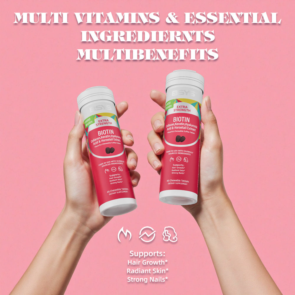 Coffee-flavored Biotin Chews Hair That Grows  Nails That Shine These Tasty Supplements Taste Like Your Favorite Brew No Chalky Mess Just Glow From The Inside Out HairGoals  CoffeeLo