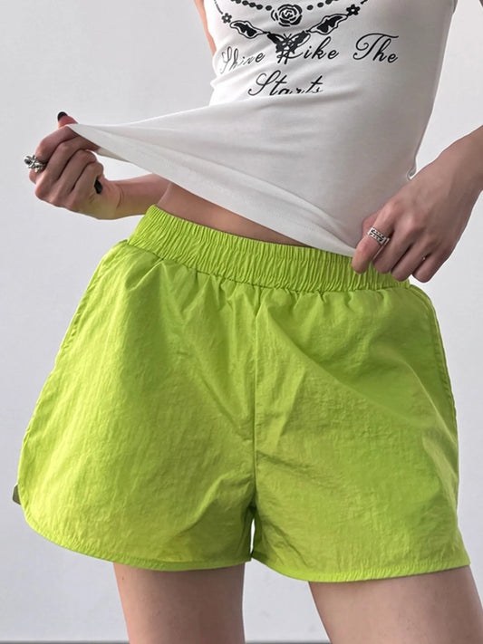 Pantalones Cortos Deportivos de Cintura Elástica