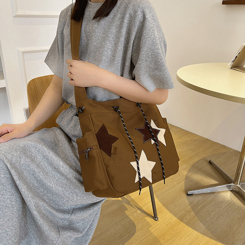 American Retro Large Capacity Messenger Bag