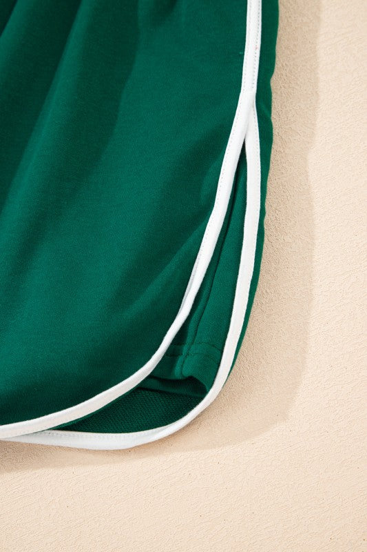 Conjunto de jersey y minifalda Varsity Stripe