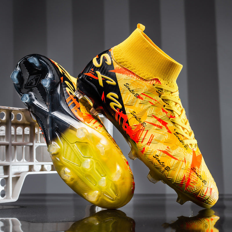 High-top Soccer Shoes For Teens And Children