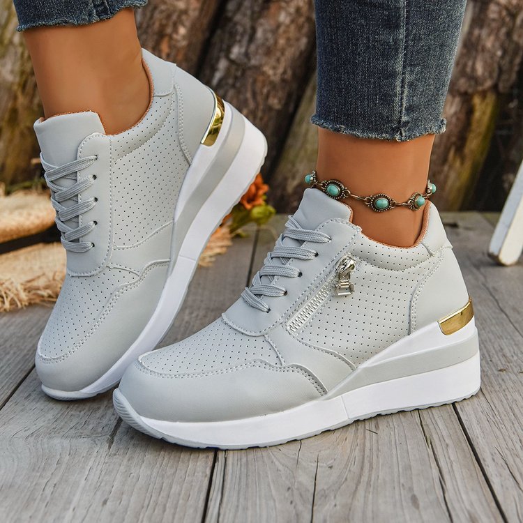 Casual Lightweight Wedge Sneakers