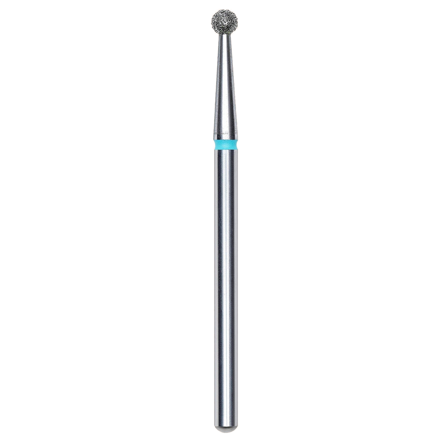 DIAMOND NAIL DRILL BIT, "BALL", BLUE, HEAD DIAMETER 2.5MM (FA01B025) - STALEKS™