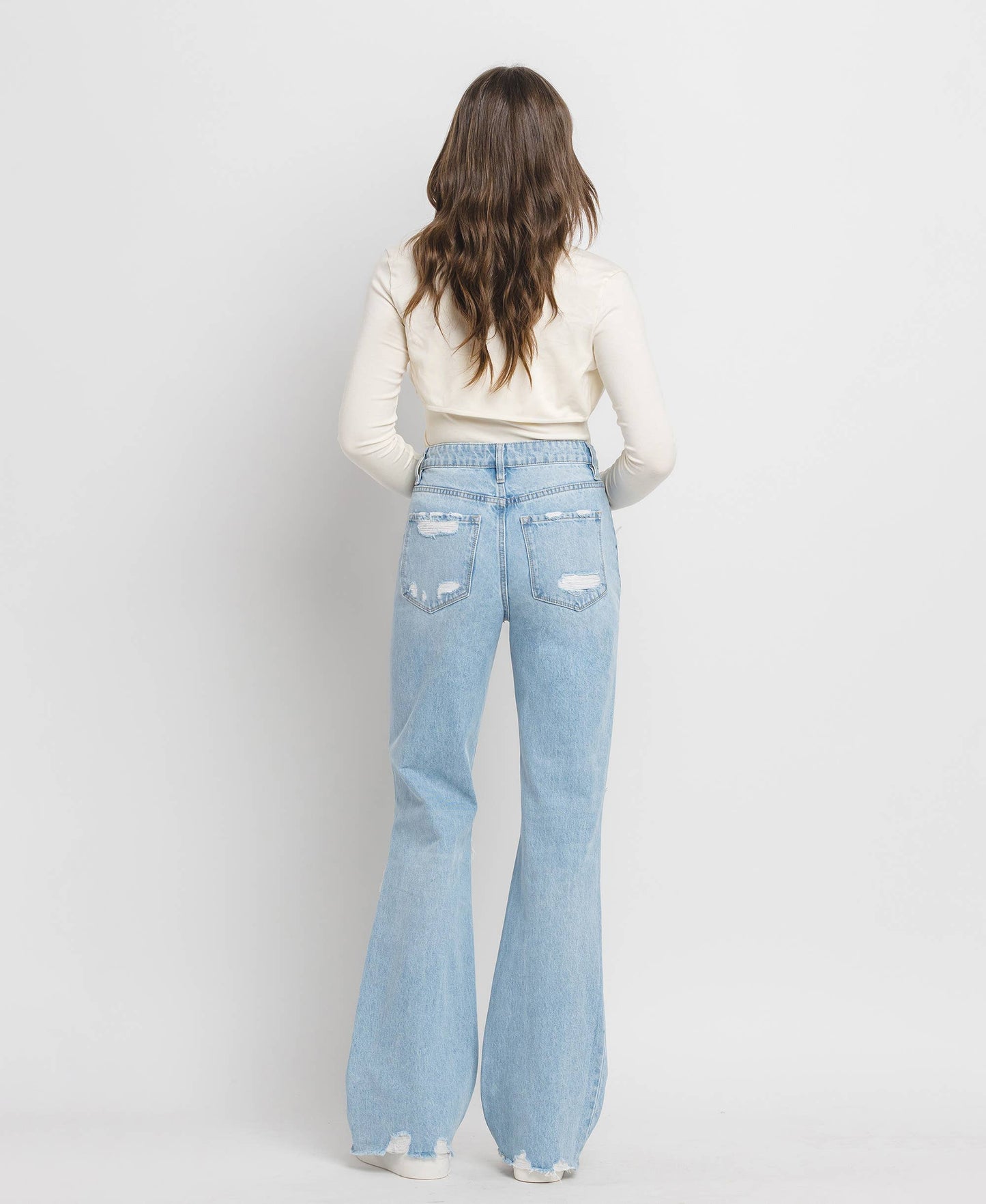 Rylee's 90s Vintage Super High Rise Flare