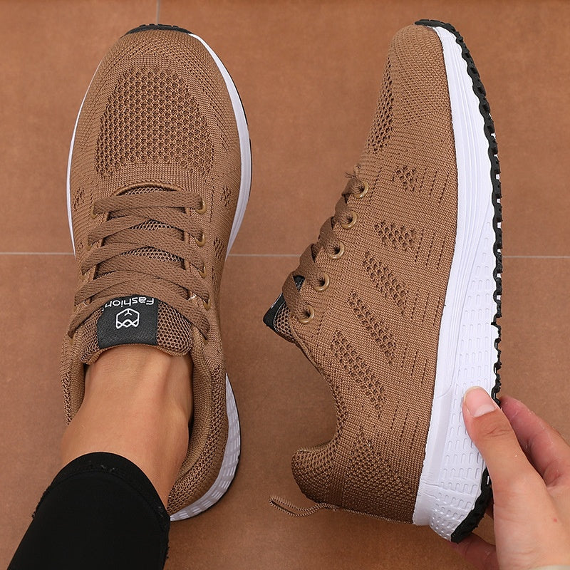 Women's Mesh Lace-Up Sneakers