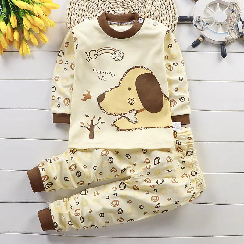 Boys' Cotton Autumn Winter Underwear Set (Wholesale)
