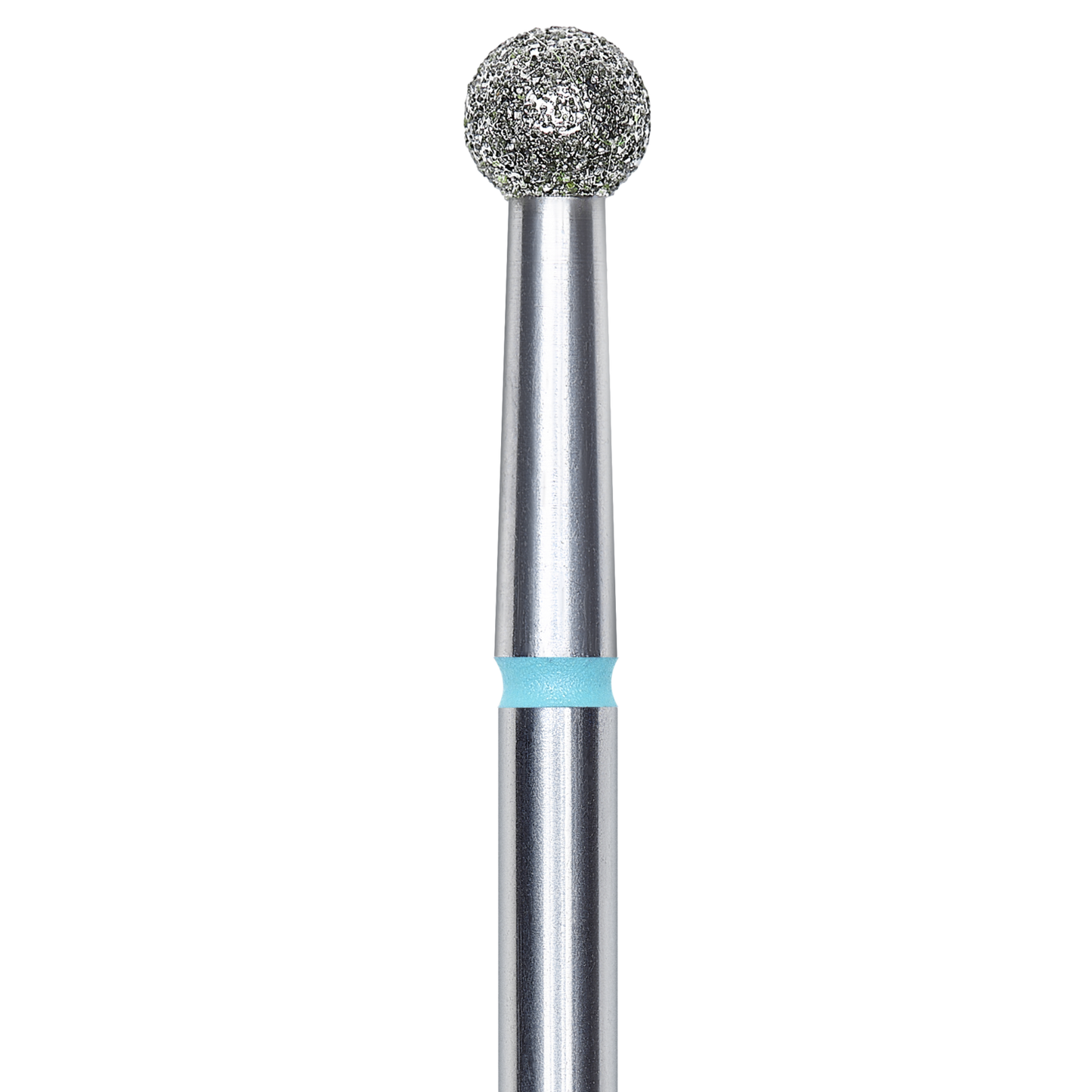 DIAMOND NAIL DRILL BIT, "BALL", BLUE, HEAD DIAMETER 3.5MM (FA01B035) - STALEKS™