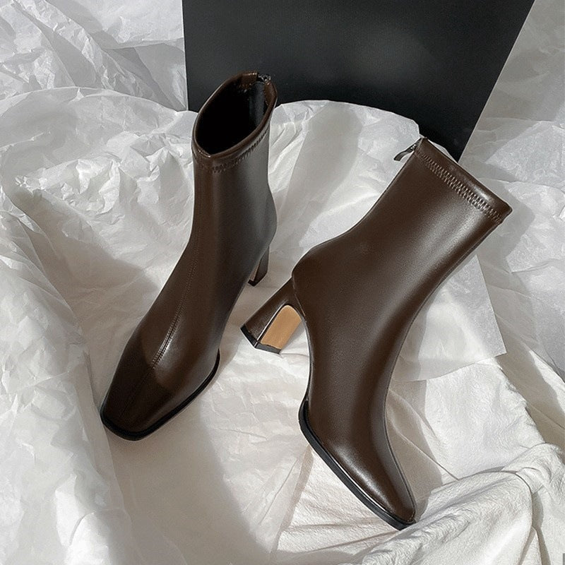 Women's Brushed Short Boots