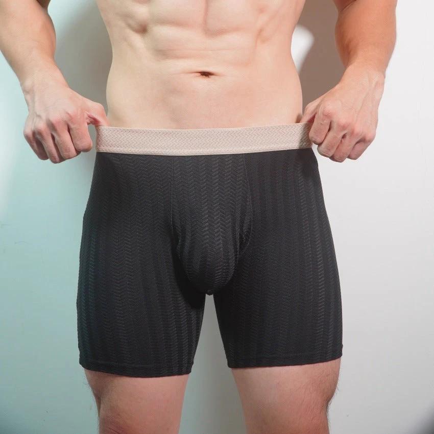Men's Underwear High Elastic Breathability Lightweight Nylon Jacquard