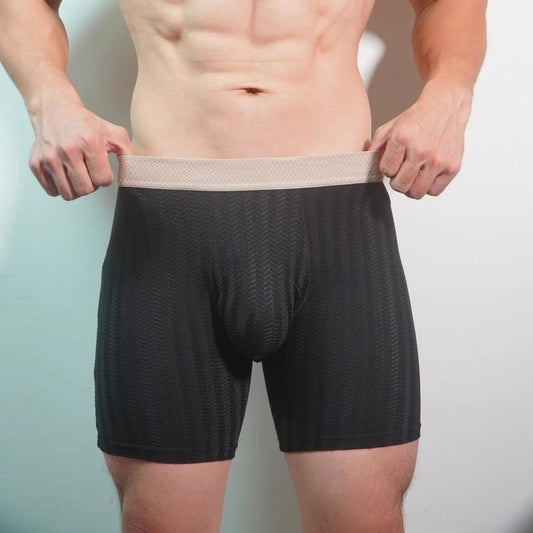 Men's Underwear High Elastic Breathability Lightweight Nylon Jacquard