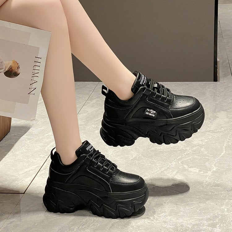 Women's Chunky Platform Dad Heels