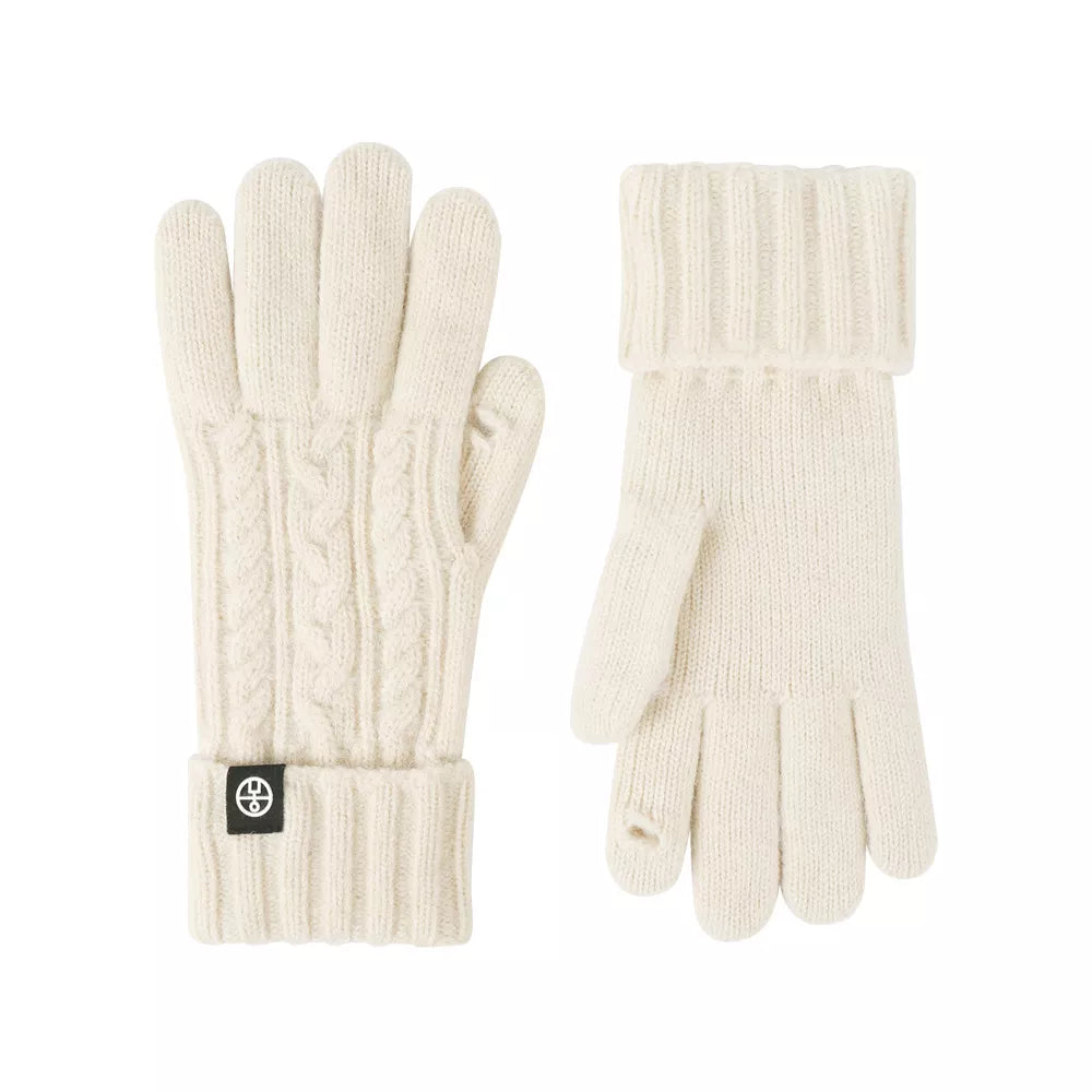 Guantes de punto trenzado para pantallas táctiles