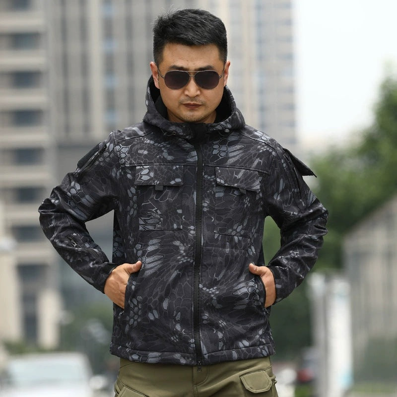 Shell Jacket Camouflage Cold Sports Outdoor Tactics Fleece Sweater