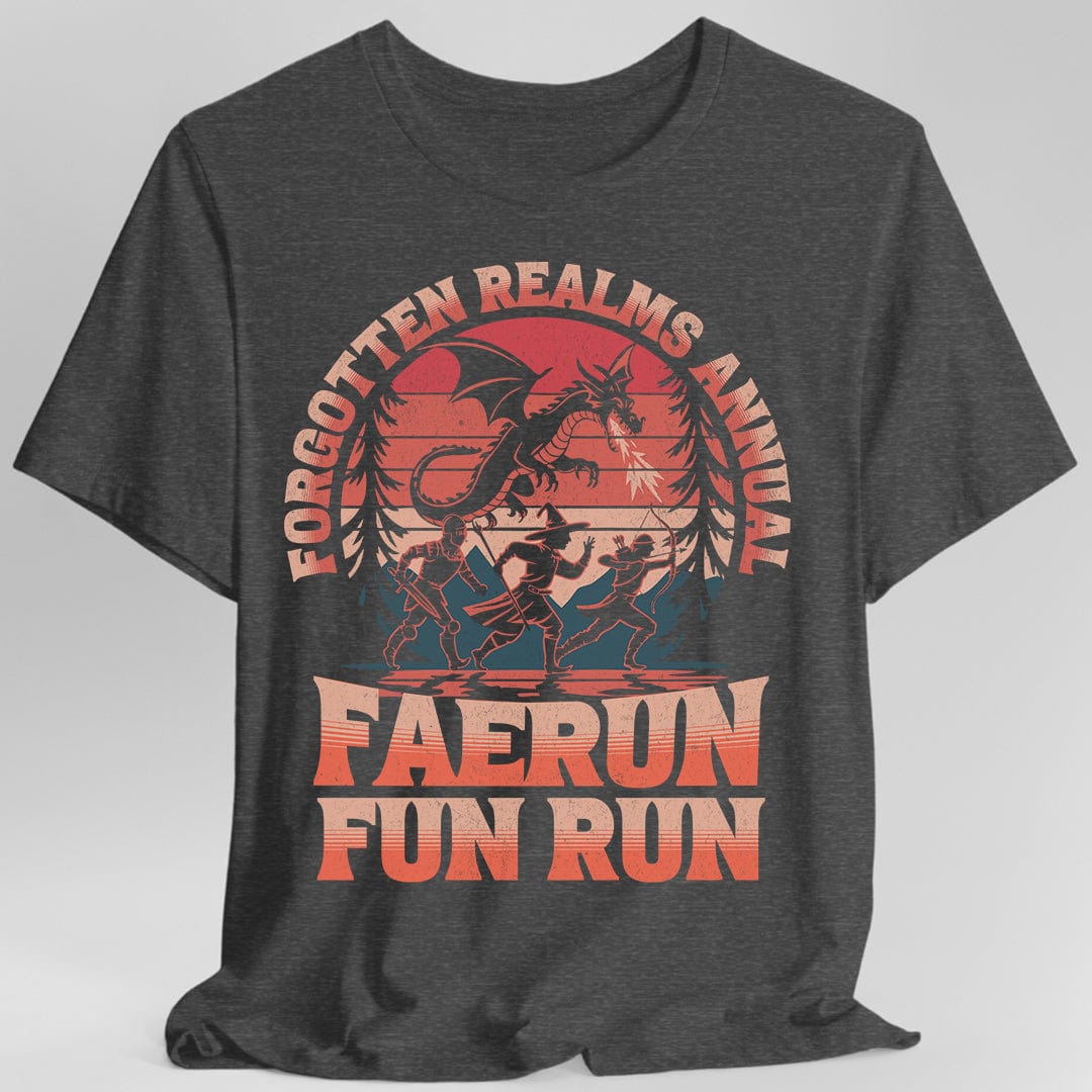 Camiseta divertida de D&D "Faerun Fun Run"
