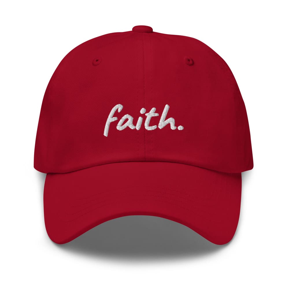 Gorra de béisbol de algodón Faith Scribble Christian
