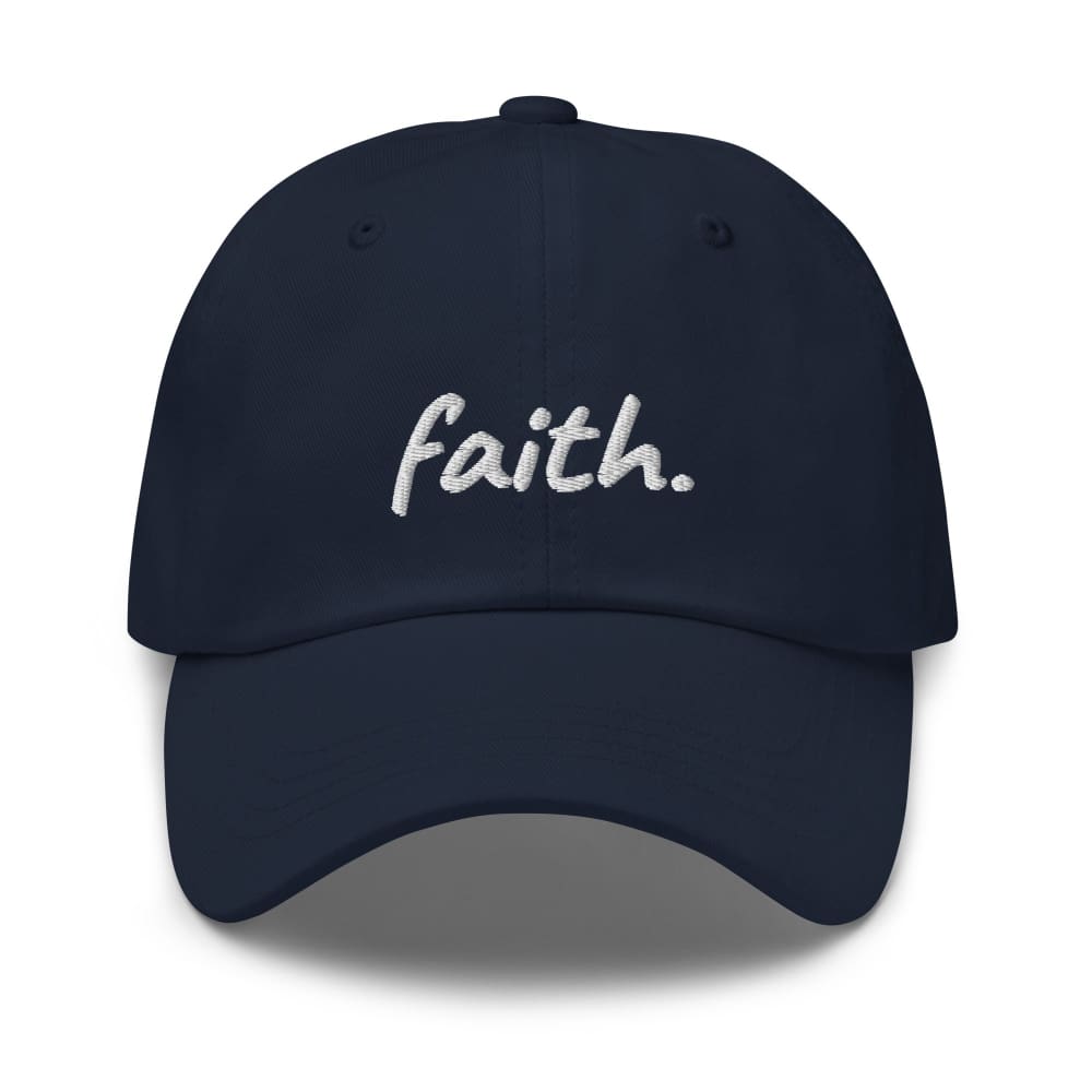Gorra de béisbol de algodón Faith Scribble Christian