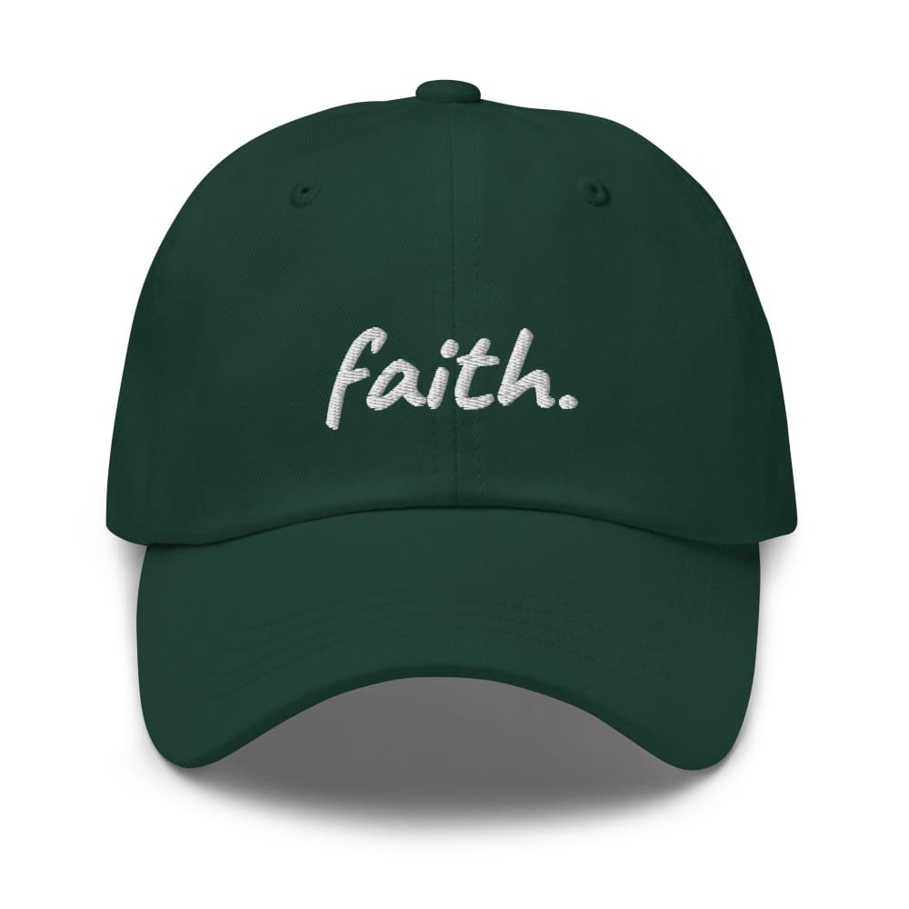 Gorra de béisbol de algodón Faith Scribble Christian