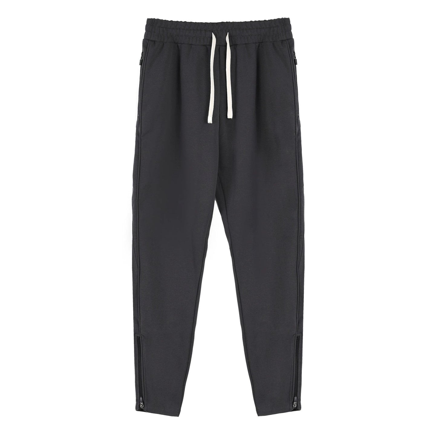 Men's Slim Fit Leg Opening Ankle Zipper Sweatpants