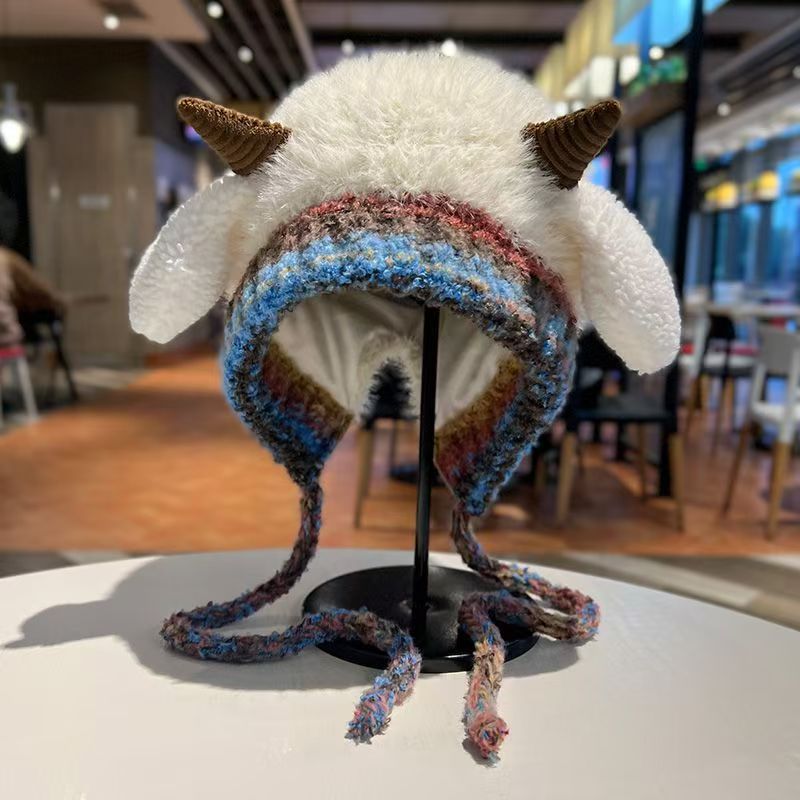 Gorro de punto para mujer a prueba de frío – Gorro versátil cálido de invierno