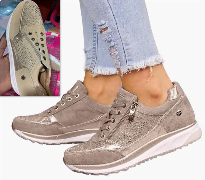 Casual Wedge Sneakers