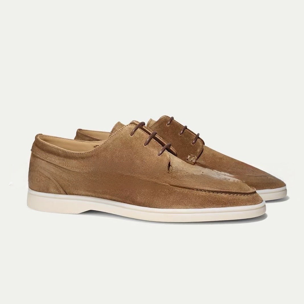 Men's Casual Suede Lace-Up Shoes