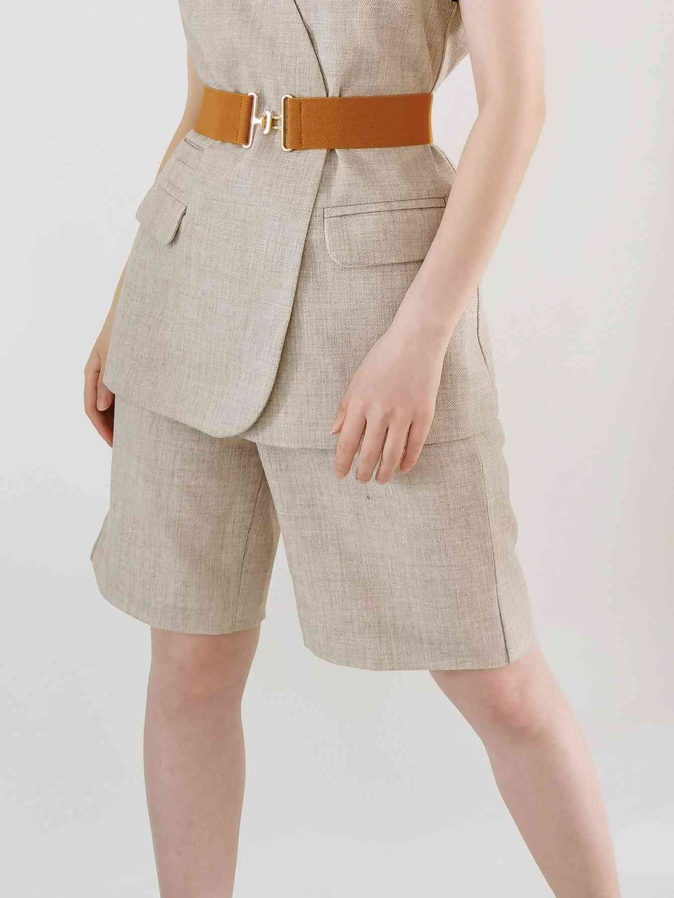Cinturón ancho elástico StylishFit - Comodidad ajustable y diseño elegante. Consulte la tabla de tallas en "más detalles".