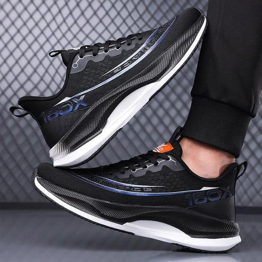 Zapatillas de running de malla transpirable con suela blanda para hombre