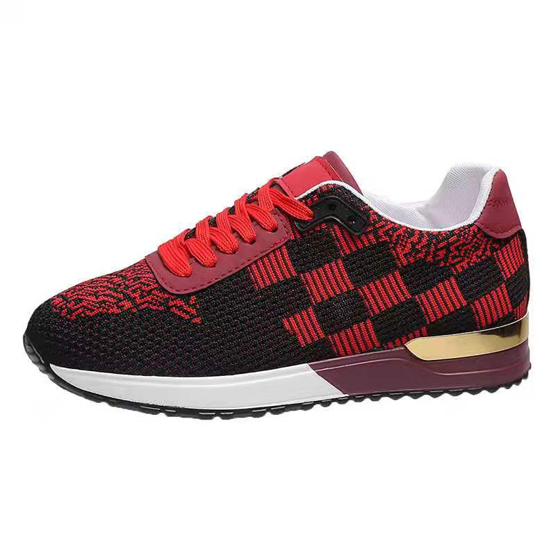 Large Size Platform Shoes Round Toe Casual Mesh Shoes Women