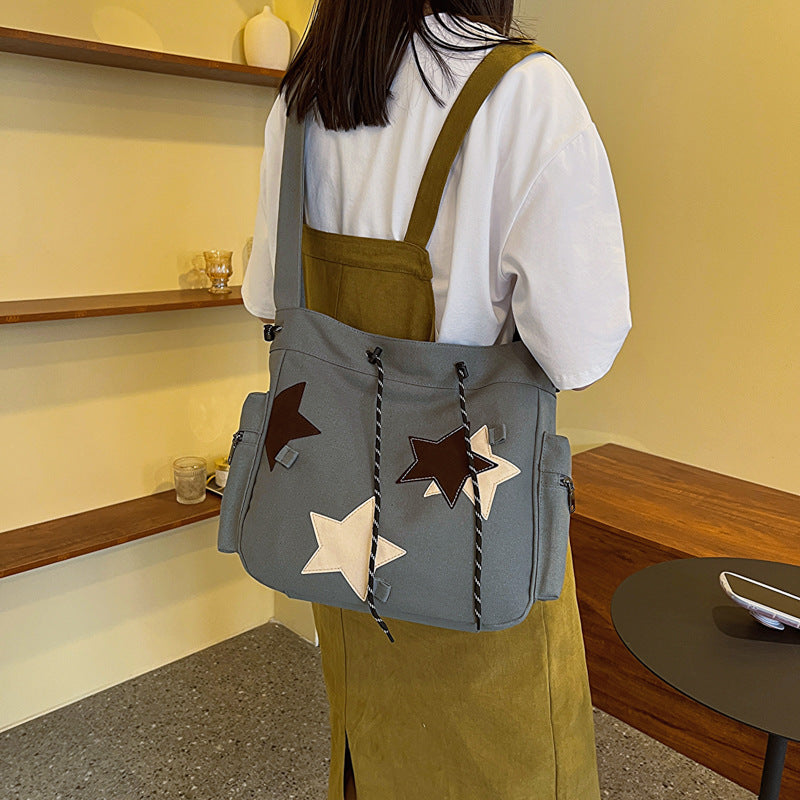 American Retro Large Capacity Messenger Bag